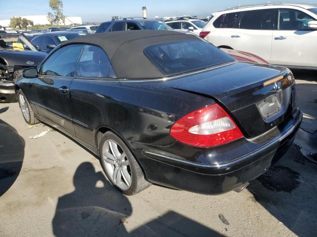 WDBTK56G06T057605 - 2006 MERCEDES-BENZ CLK 350 BLACK photo 2