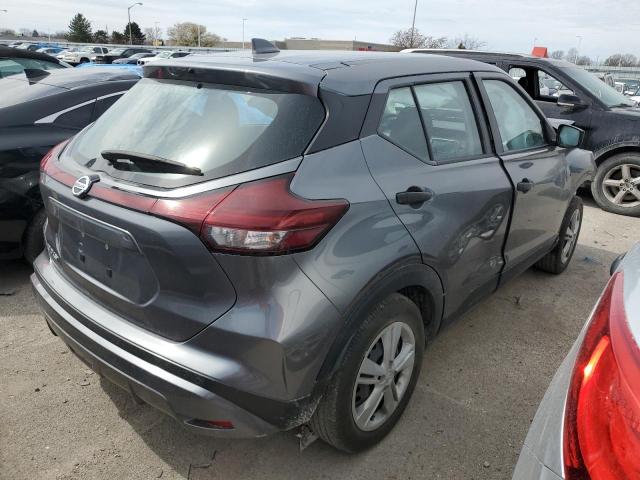 3N1CP5BV7ML465126 - 2021 NISSAN KICKS S GRAY photo 3