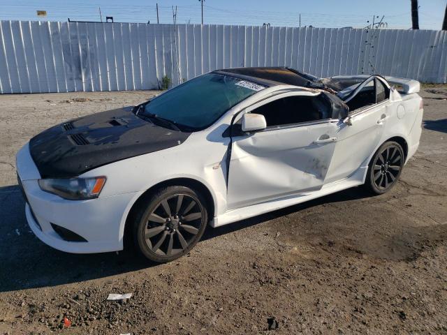 JA32V6FV8BU042880 - 2011 MITSUBISHI LANCER RALLIART WHITE photo 1