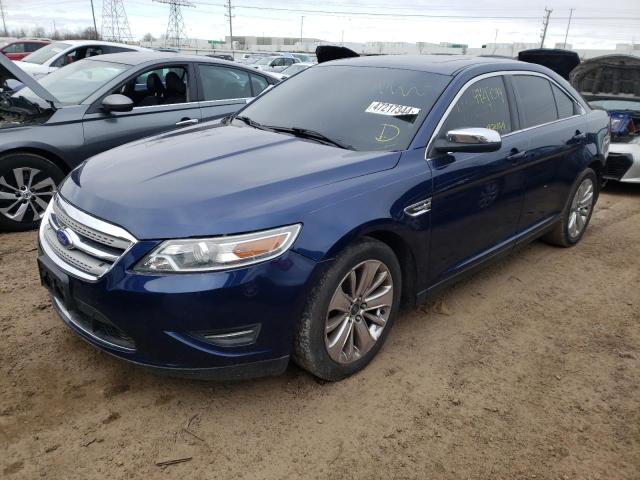 1FAHP2FWXCG131413 - 2012 FORD TAURUS LIMITED BLUE photo 1