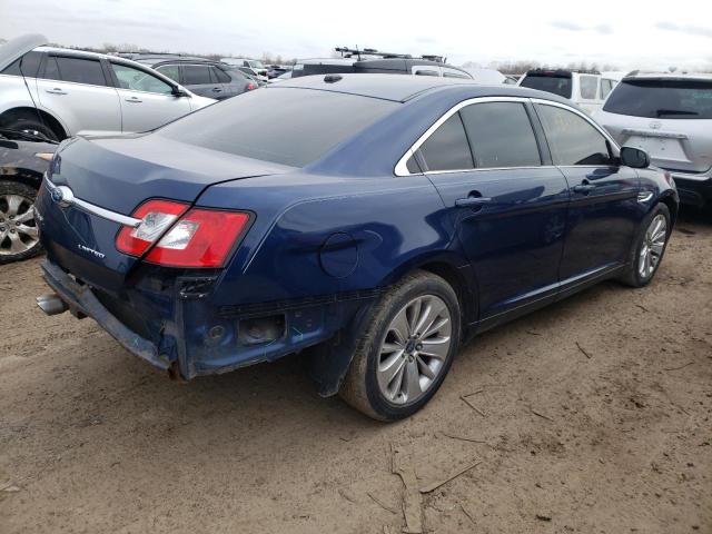 1FAHP2FWXCG131413 - 2012 FORD TAURUS LIMITED BLUE photo 3