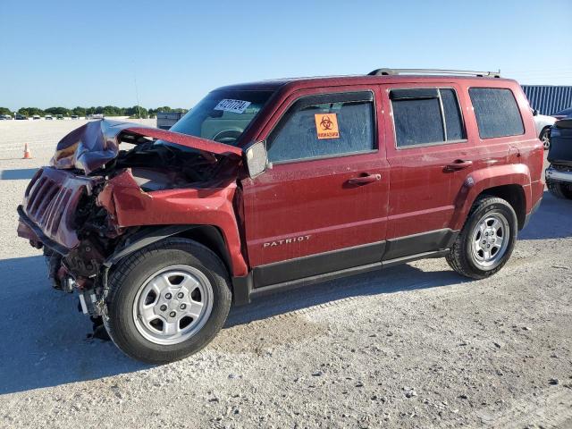 1C4NJPBB8HD103701 - 2017 JEEP PATRIOT SPORT MAROON photo 1