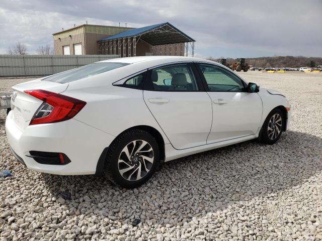 19XFC2F75GE050816 - 2016 HONDA CIVIC EX WHITE photo 3