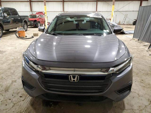 19XZE4F54KE007336 - 2019 HONDA INSIGHT EX GRAY photo 5