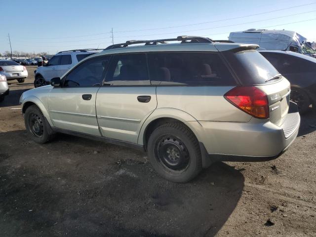 4S4BP61CX67343846 - 2006 SUBARU LEGACY OUTBACK 2.5I SILVER photo 2