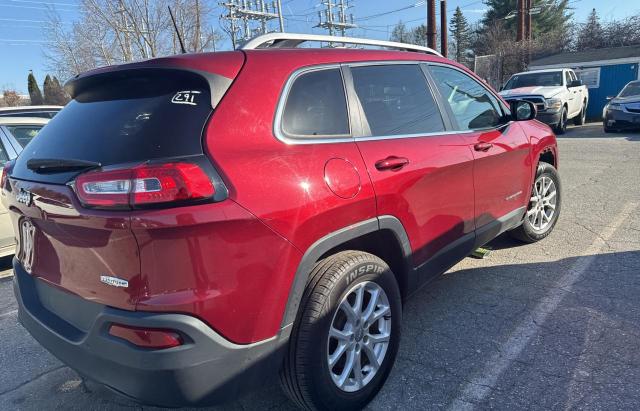 1C4PJMCBXHW579118 - 2017 JEEP CHEROKEE LATITUDE RED photo 4