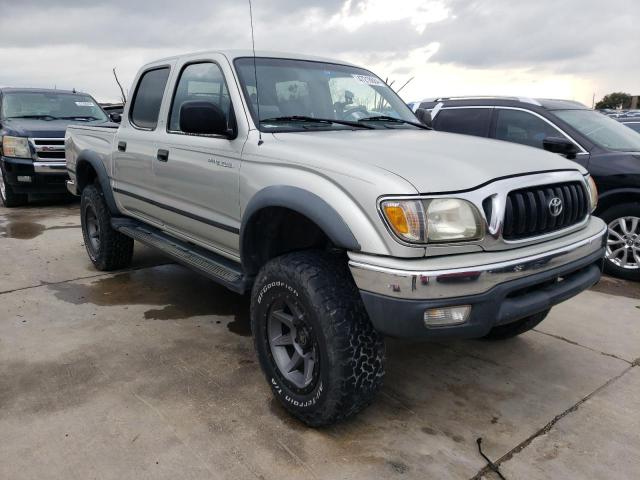 5TEHN72N71Z764192 - 2001 TOYOTA TACOMA DOUBLE CAB SILVER photo 4