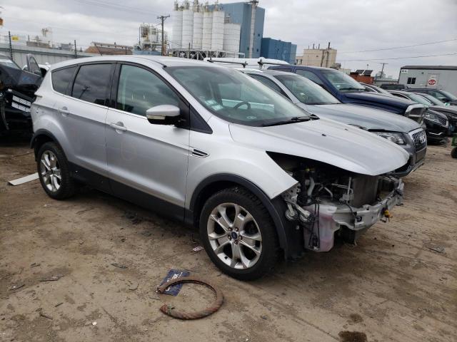 1FMCU0HX2DUC33553 - 2013 FORD ESCAPE SEL SILVER photo 4