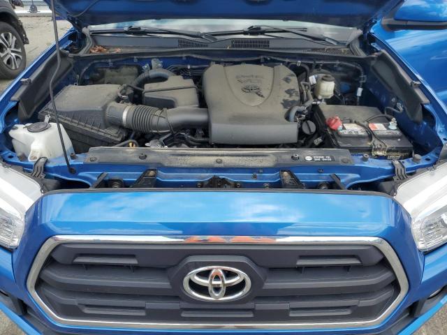 5TFSZ5AN4HX105116 - 2017 TOYOTA TACOMA ACCESS CAB BLUE photo 11