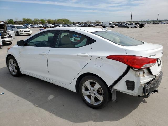 5NPDH4AE8DH185581 - 2013 HYUNDAI ELANTRA GLS WHITE photo 3