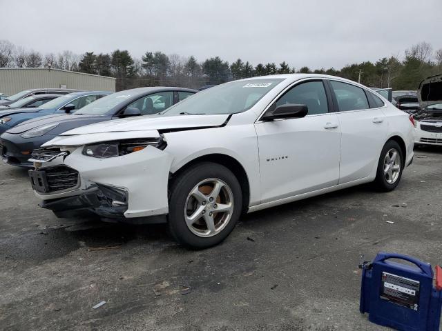 1G1ZB5ST0JF174499 - 2018 CHEVROLET MALIBU LS WHITE photo 1