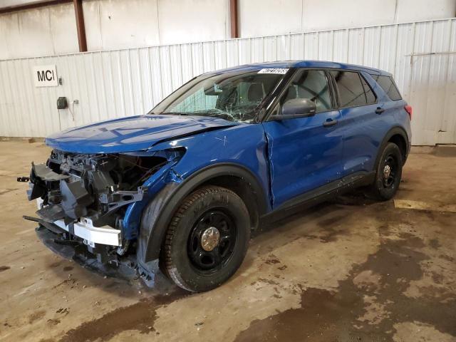 1FM5K8AW6MNA16192 - 2021 FORD EXPLORER POLICE INTERCEPTOR Mavi foto 1