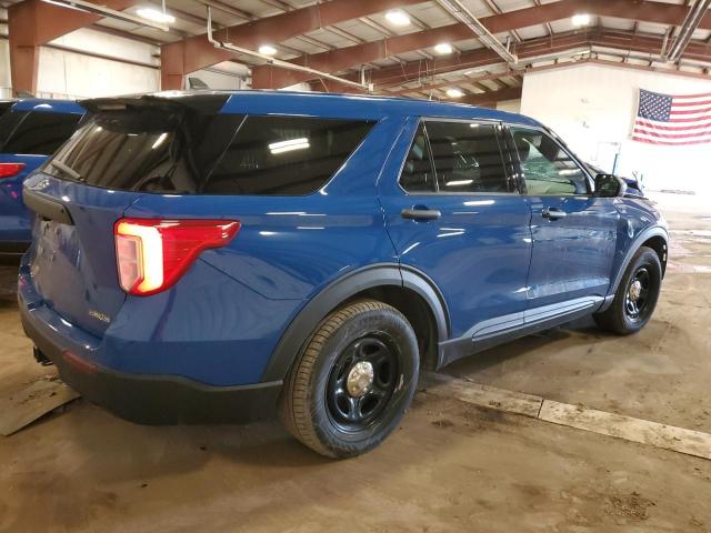 1FM5K8AW6MNA16192 - 2021 FORD EXPLORER POLICE INTERCEPTOR Mavi foto 3