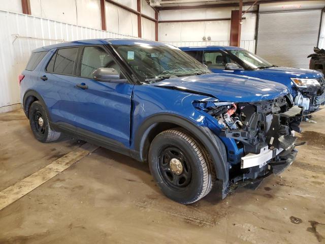 1FM5K8AW6MNA16192 - 2021 FORD EXPLORER POLICE INTERCEPTOR Mavi foto 4