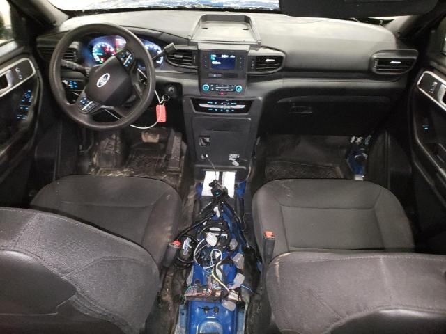 1FM5K8AW6MNA16192 - 2021 FORD EXPLORER POLICE INTERCEPTOR Mavi foto 8