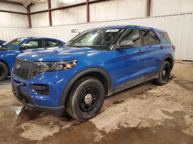 1FM5K8AWXMNA16194 - 2021 FORD EXPLORER POLICE INTERCEPTOR Mavi foto 1