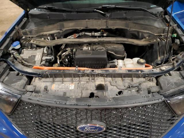 1FM5K8AWXMNA16194 - 2021 FORD EXPLORER POLICE INTERCEPTOR Mavi foto 11