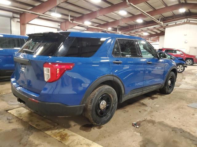 1FM5K8AWXMNA16194 - 2021 FORD EXPLORER POLICE INTERCEPTOR Mavi foto 3