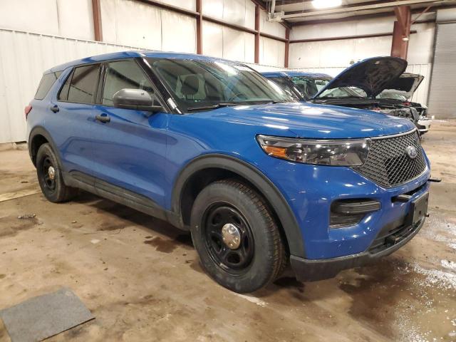 1FM5K8AWXMNA16194 - 2021 FORD EXPLORER POLICE INTERCEPTOR Mavi foto 4