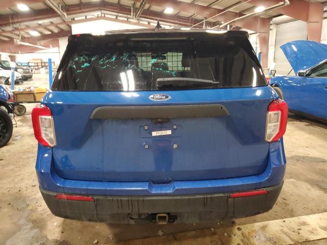 1FM5K8AWXMNA16194 - 2021 FORD EXPLORER POLICE INTERCEPTOR Mavi foto 6