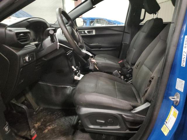 1FM5K8AWXMNA16194 - 2021 FORD EXPLORER POLICE INTERCEPTOR Mavi foto 7