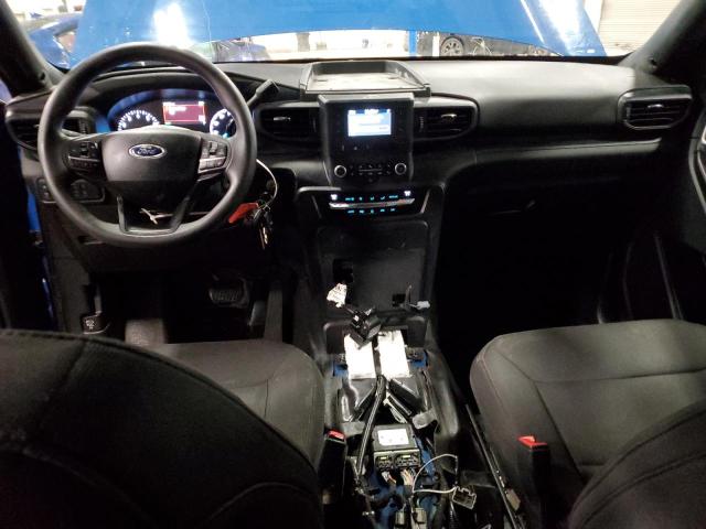 1FM5K8AWXMNA16194 - 2021 FORD EXPLORER POLICE INTERCEPTOR Mavi foto 8