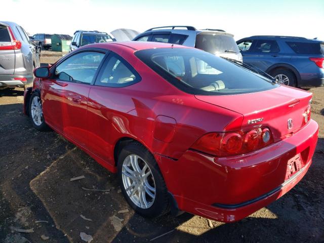 JH4DC538X6S015088 - 2006 ACURA RSX RED photo 2