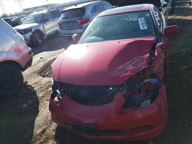 JH4DC538X6S015088 - 2006 ACURA RSX RED photo 5