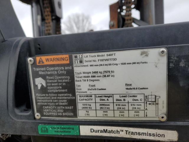 F187V07773D - 2006 HYST FORKLIFT Sarı foto 10