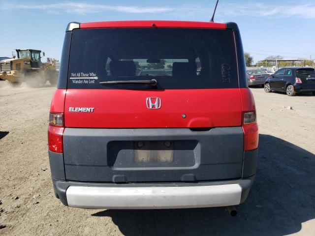 5J6YH18316L000476 - 2006 HONDA ELEMENT LX RED photo 6