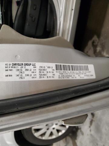 2C4RC1CG3CR395640 - 2012 CHRYSLER TOWN & COU TOURING L SILVER photo 13