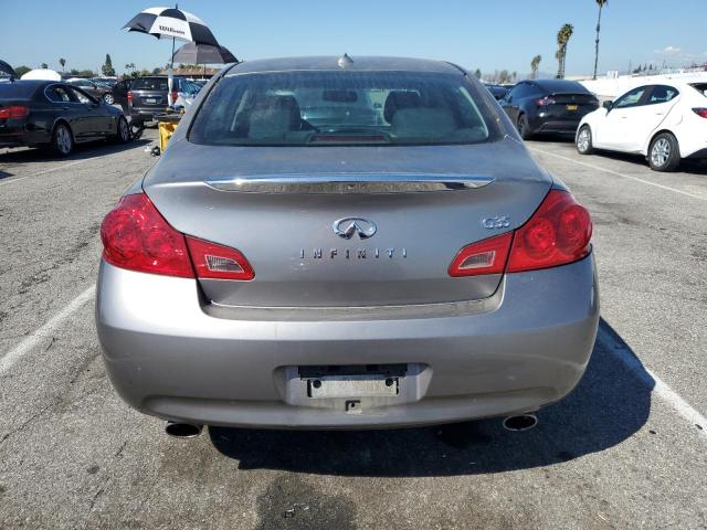 JNKBV61E68M228224 - 2008 INFINITI G35 SILVER photo 6