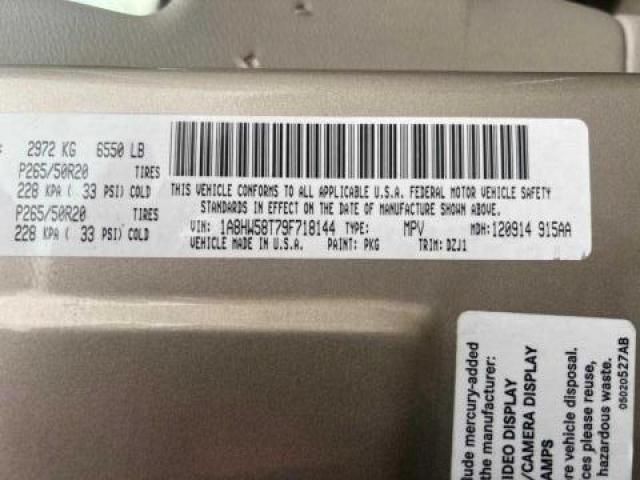 1A8HW58T79F718144 - 2009 CHRYSLER ASPEN LIMITED TAN photo 10