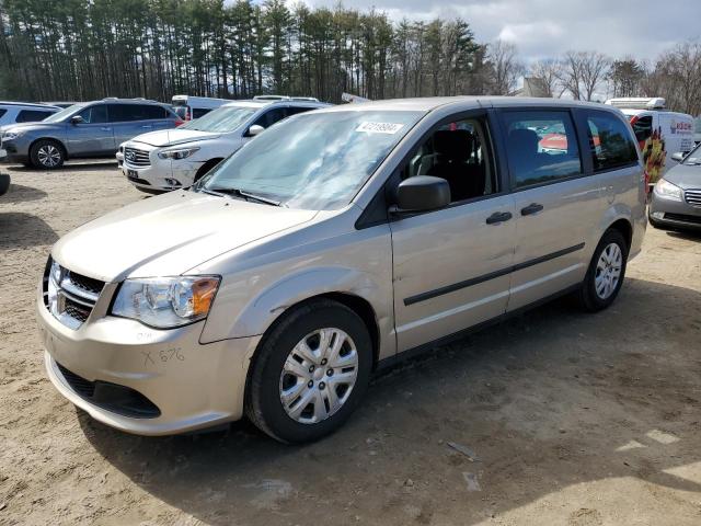 2C4RDGBG2GR117657 - 2016 DODGE GRAND CARA SE BEIGE photo 1