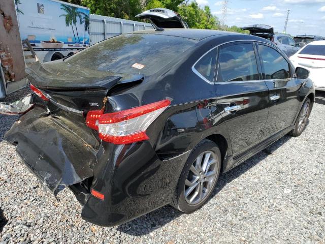 3N1AB7APXFY321631 - 2015 NISSAN SENTRA S BLACK photo 3