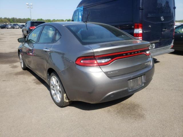 1C3CDFCA1DD174008 - 2013 DODGE DART LIMITED GRAY photo 3