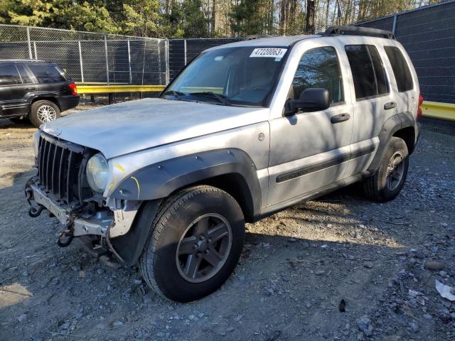 1J4GL38K55W722169 - 2005 JEEP LIBERTY RENEGADE SILVER photo 1