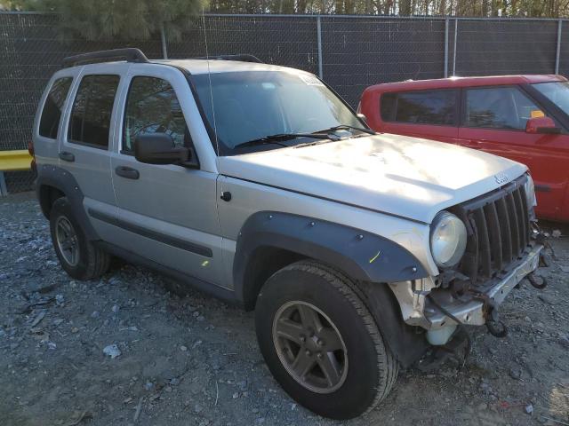 1J4GL38K55W722169 - 2005 JEEP LIBERTY RENEGADE SILVER photo 4