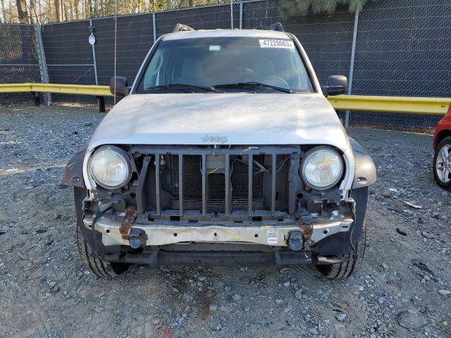 1J4GL38K55W722169 - 2005 JEEP LIBERTY RENEGADE SILVER photo 5