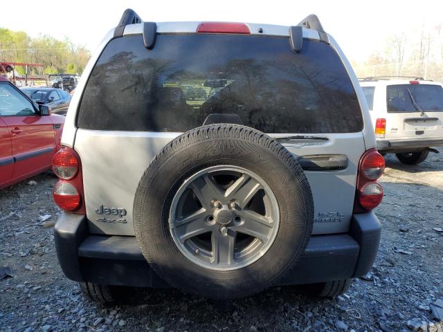 1J4GL38K55W722169 - 2005 JEEP LIBERTY RENEGADE SILVER photo 6