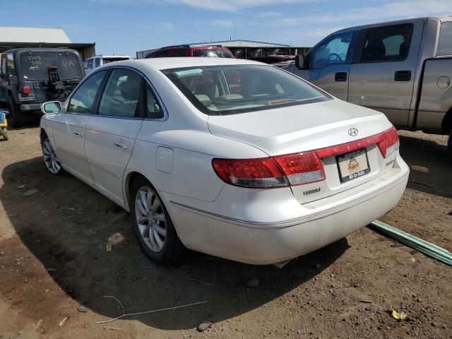 KMHFC46F87A178534 - 2007 HYUNDAI AZERA SE WHITE photo 2