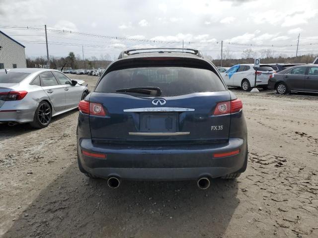 JNRAS08W88X203048 - 2008 INFINITI FX35 BLUE photo 6