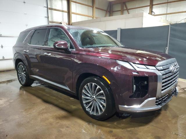 KM8R7DGEXRU711377 - 2024 HYUNDAI PALISADE CALLIGRAPHY BURGUNDY photo 4