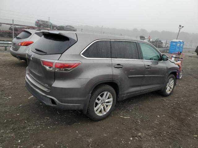 5TDBKRFH6GS293625 - 2016 TOYOTA HIGHLANDER LE GRAY photo 3