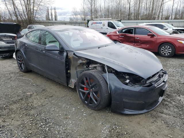 5YJSA1E6XRF539409 - 2024 TESLA MODEL S CHARCOAL photo 4