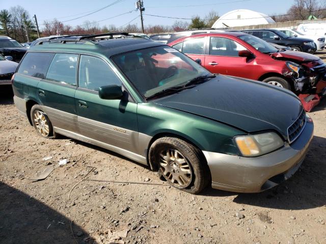 4S3BH895637652244 - 2003 SUBARU LEGACY OUTBACK H6 3.0 SPECIAL GREEN photo 4