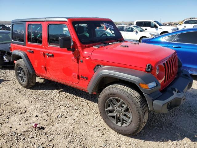 1C4PJXDN6RW111334 - 2024 JEEP WRANGLER SPORT RED photo 4