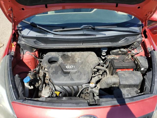 KNADM4A35D6134234 - 2013 KIA RIO LX RED photo 11