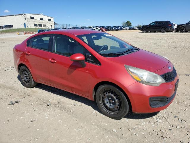 KNADM4A35D6134234 - 2013 KIA RIO LX RED photo 4