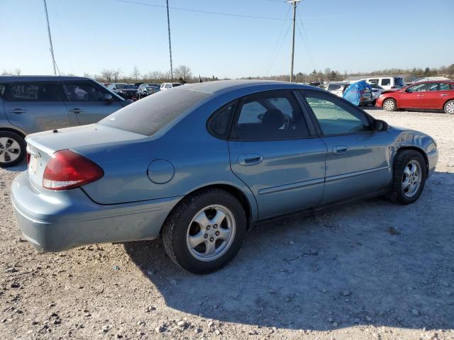 1FAFP53U56A114411 - 2006 FORD TAURUS SE BLUE photo 3